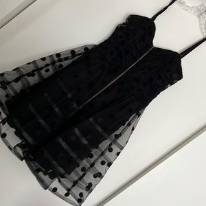 Betsy Johnson polka dot dress.